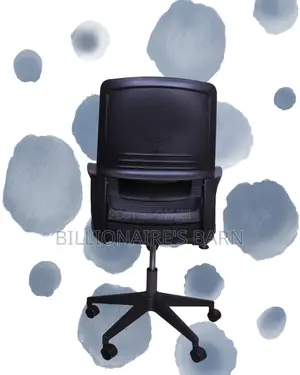 Black Ergonomic Mesh Office Chair | Quiet-Roll Swivel Base