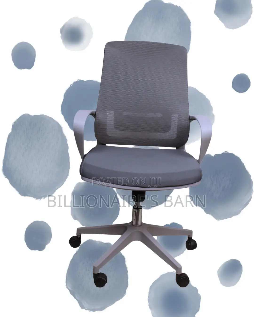 Grey Ergonomic Mesh Office Chair (Minimal) — Hot Deal