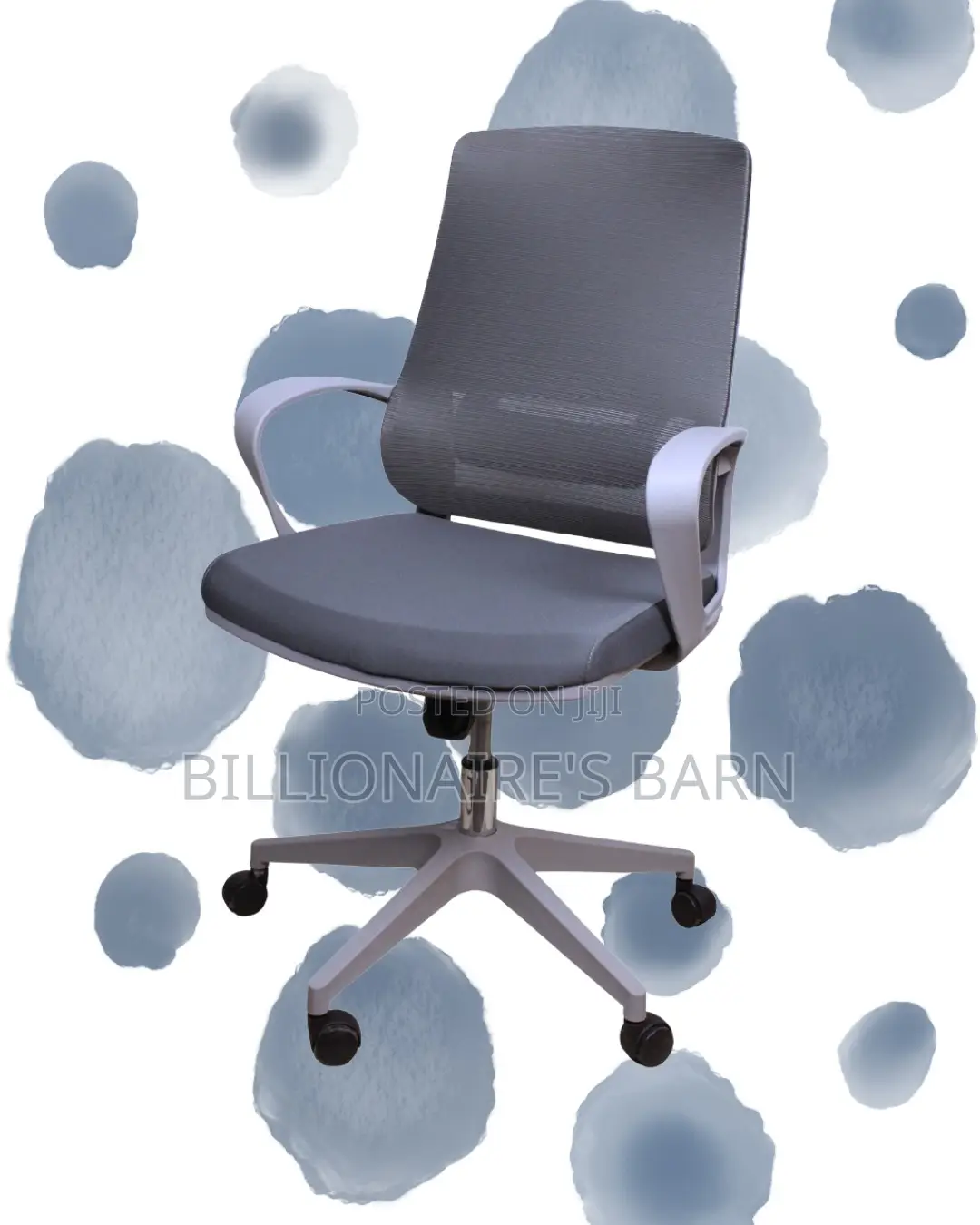 Grey Ergonomic Mesh Office Chair (Minimal) — Hot Deal