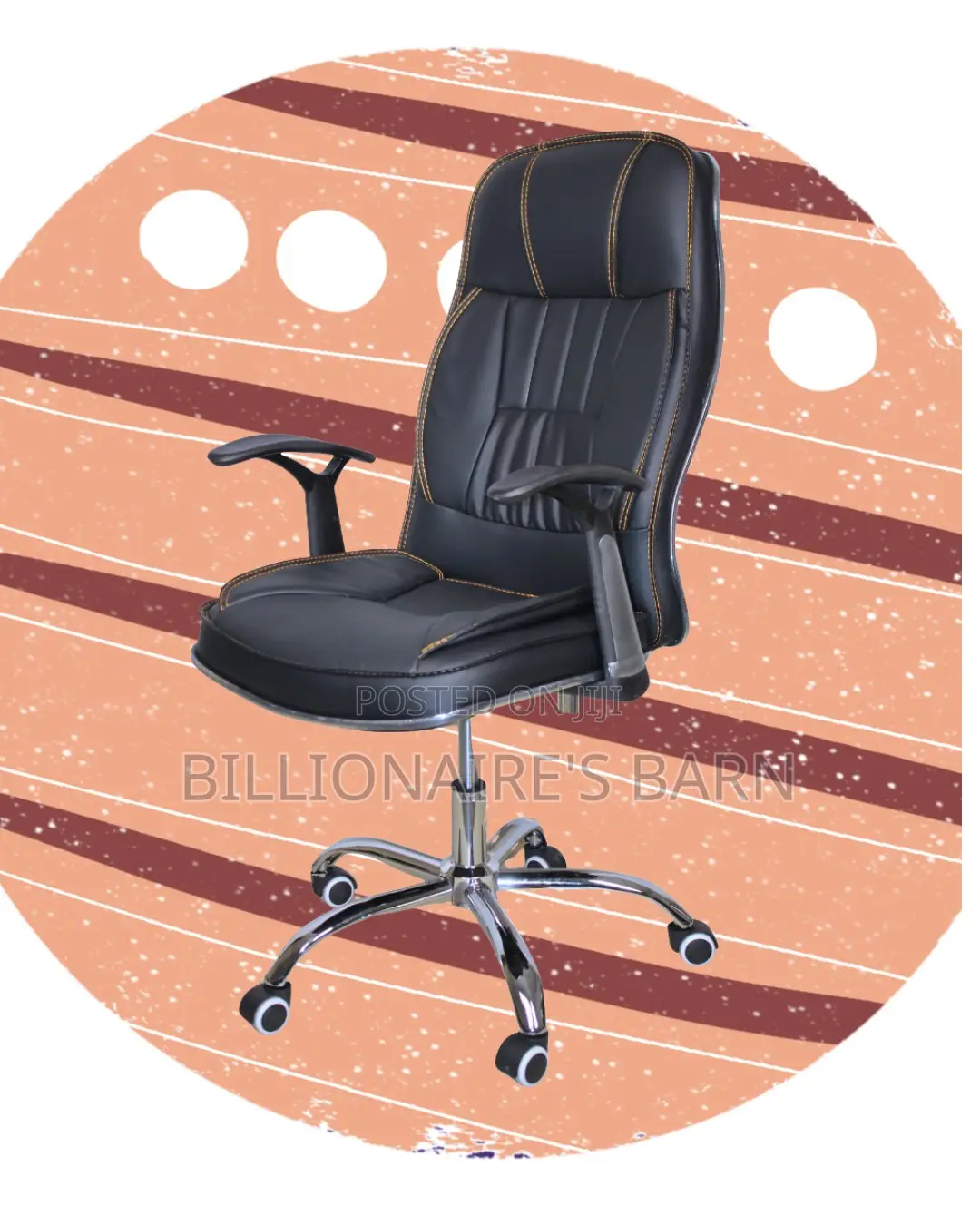 Executive Leather Office Chair (Breathable) — Hot Deal