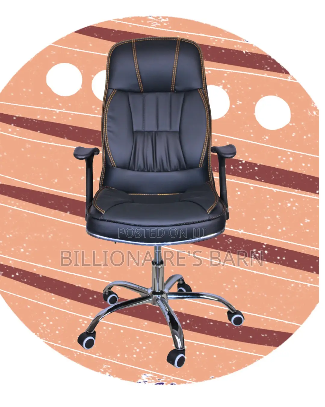 Executive Leather Office Chair (Breathable) — Hot Deal