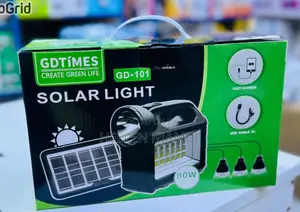 Gd Times Solar Home Kit With 3 Bulbs