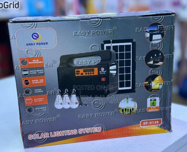 Easypower Ep-0138 Rechargeable Solar Light With Radio