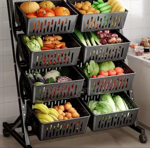 Kitchen Vegetables Basket Rack