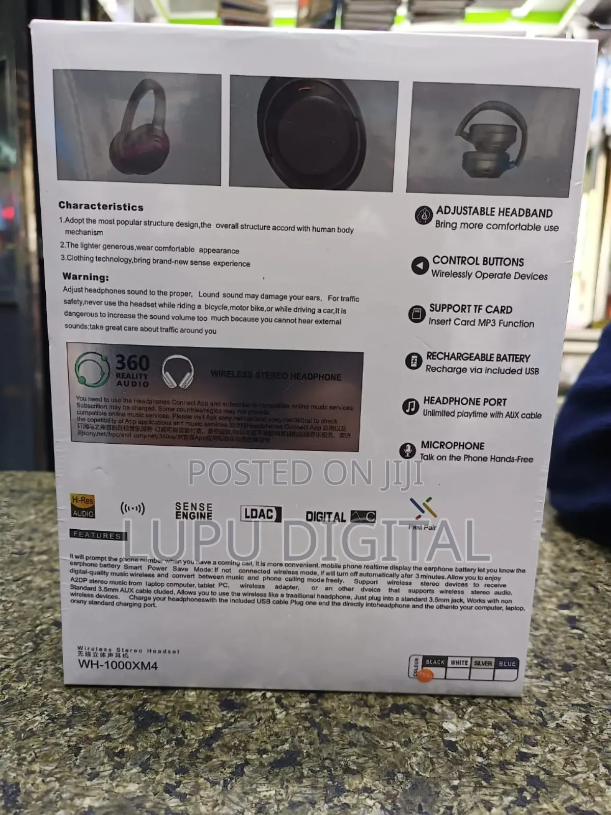 Wireless Stereo Headphones Wh-1000xm4
