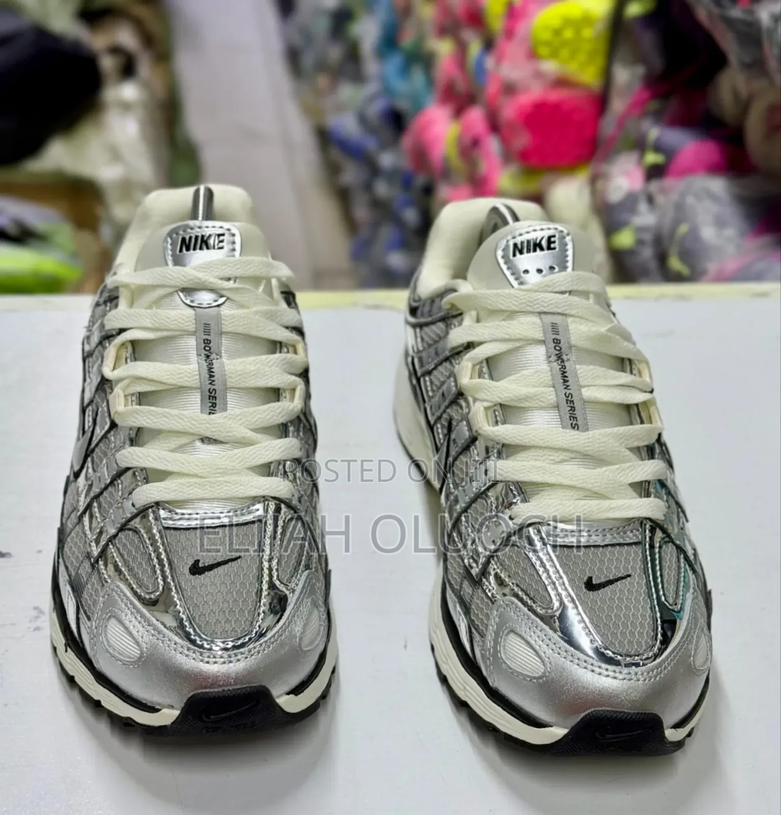 Nike P_6000 PRM Silver Shoes