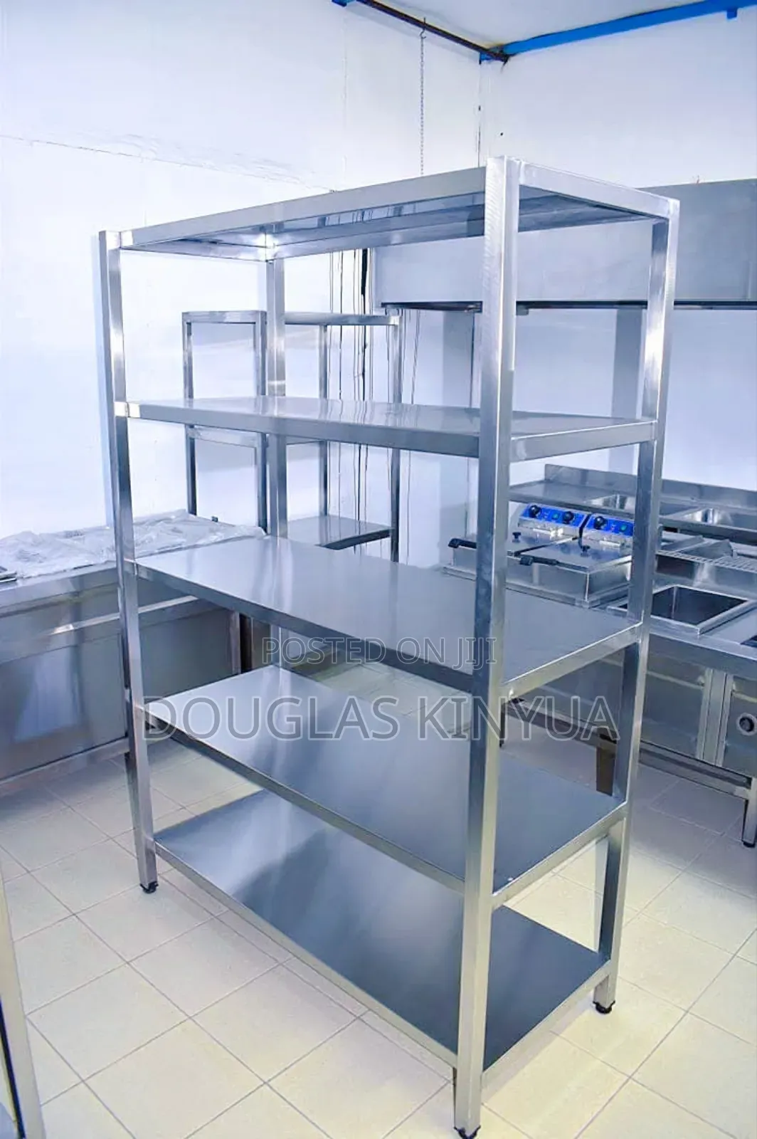 Stainless Steel 4 Tiers Storage Rack ( Stainless Steel Rack).
