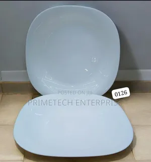 11 Inches 6pcs White Plates