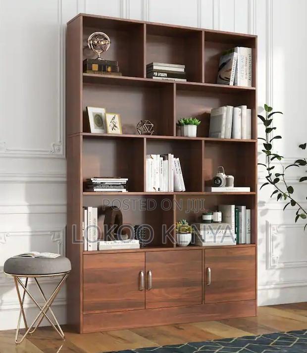 Office Bookcase : Wooden Office Document Book Shelf - thumbnail 4