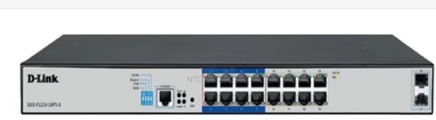 D-link Dgs-f1210-18ps-e 16-port Gigabit Long Range 250m Poe+ Switch