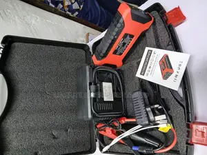 All-in-One Emergency Car Starter Power Bank With Led Light Air Pump