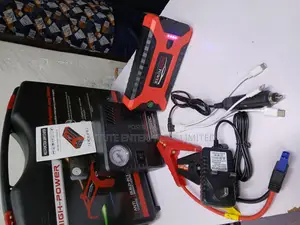 Multi-Output Jump Starter and Air Compressor Combo Kit