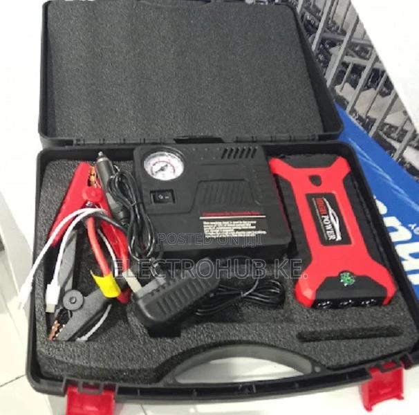 Portable 99800mah Car Battery Booster With Built-in Power Bank.
