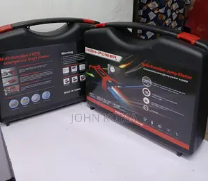 Car Battery Booster Kit With Air Compressor, Led Torch, Charging Ports