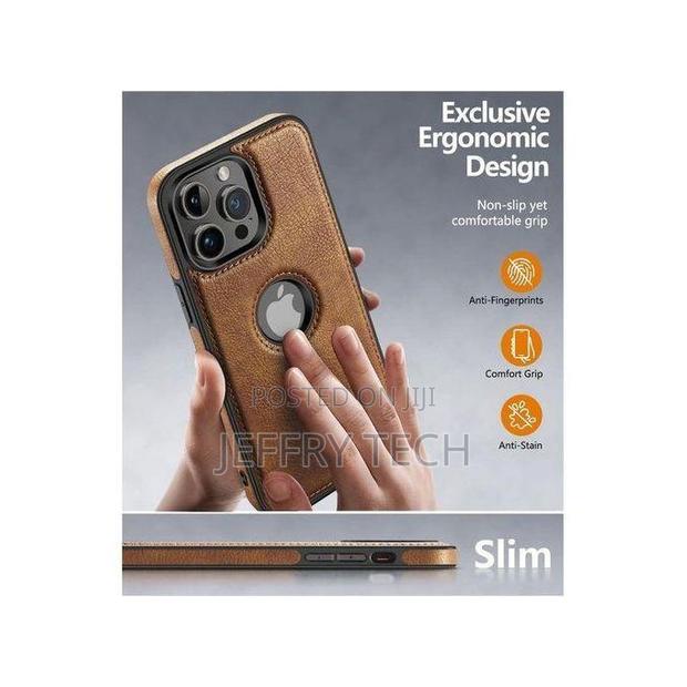 Coster Luxury Leather Case Cover for iPhone 14 Pro Max (Back Cover) - thumbnail 3