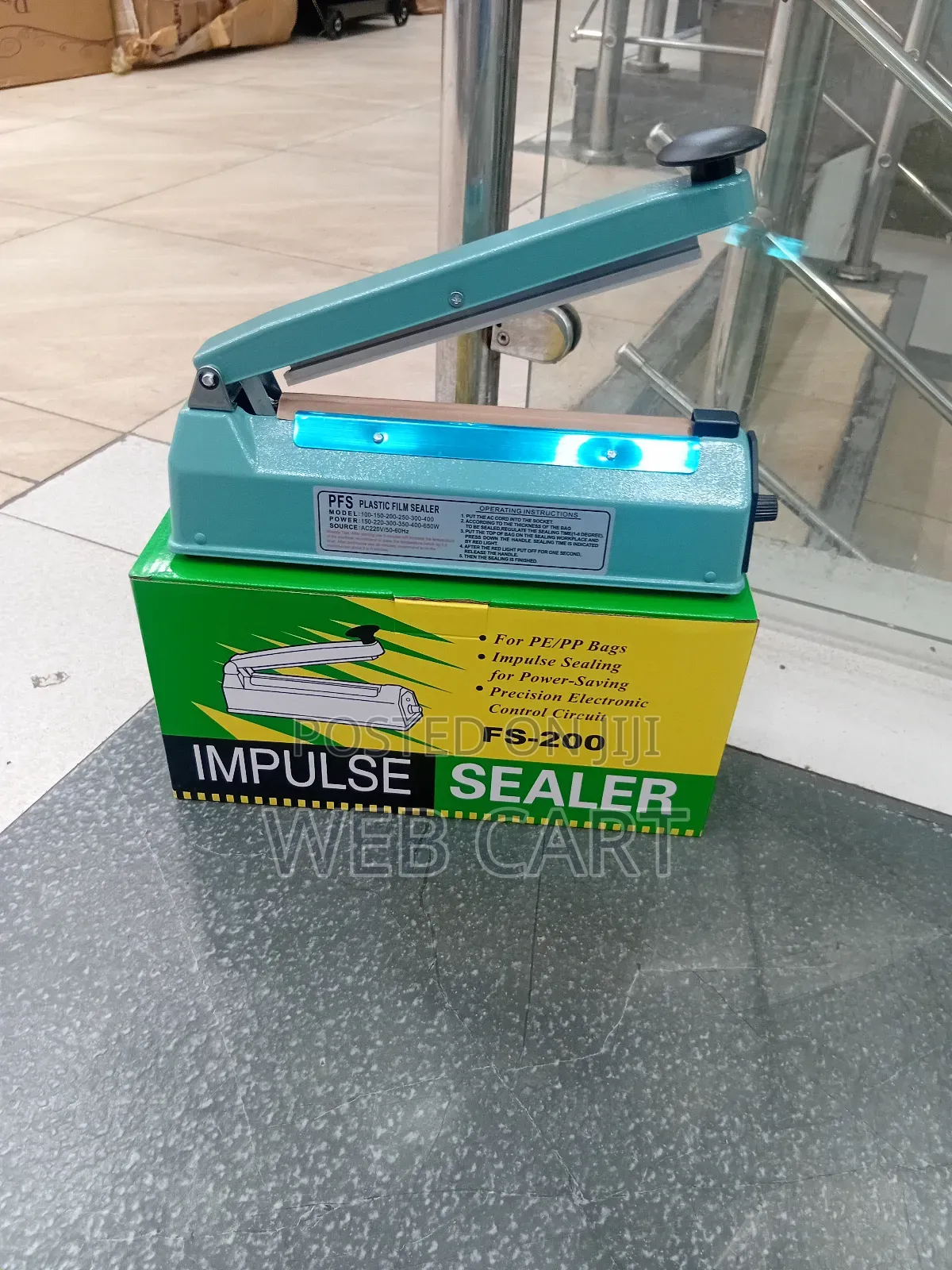 Fs-200 Tabletop Impulse Sealer