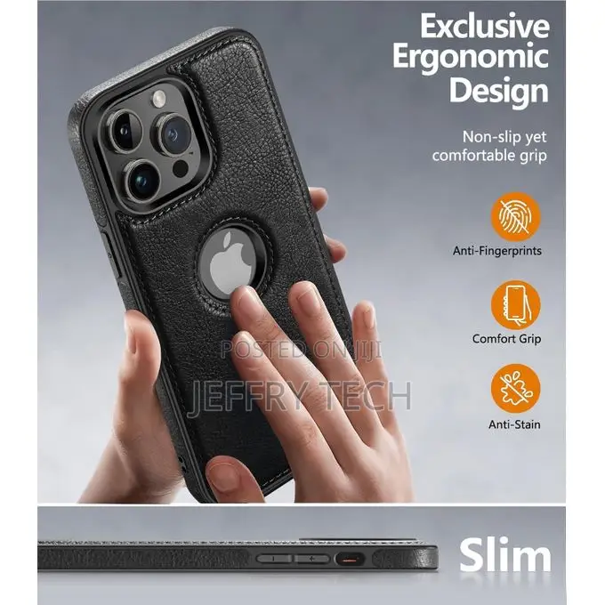 Wanter Leather Case Cover for iPhone 14 Pro Max (Back Cover)