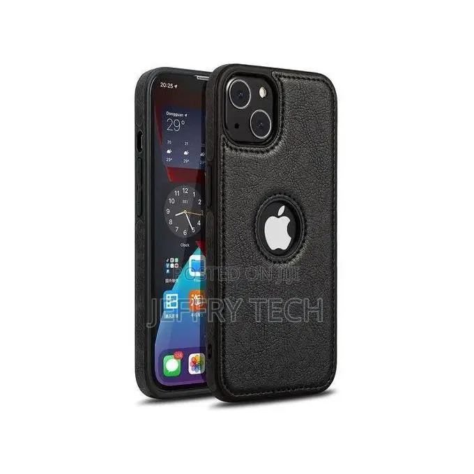 Moose Premium Leather Case Cover for iPhone 13 (Back Cover)