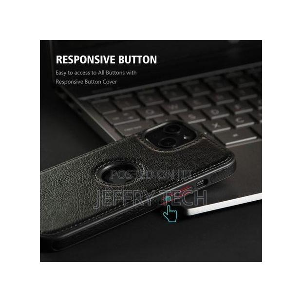 Moose Premium Leather Case Cover for iPhone 13 (Back Cover) - thumbnail 3