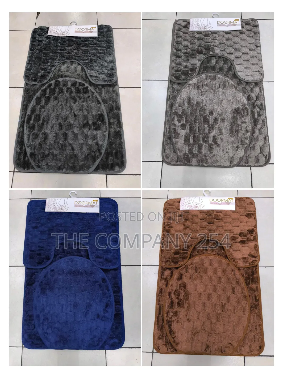 New Stock!!
3 PCS Toilet Sets Mats
Absorbent