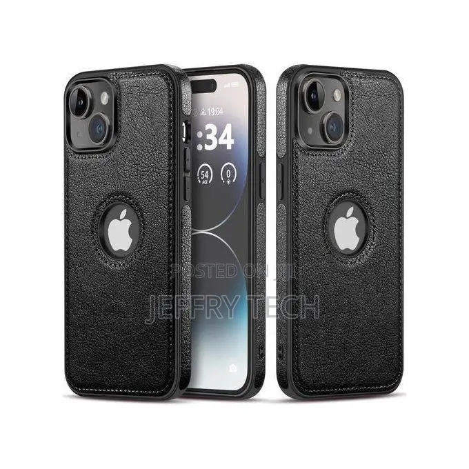 Messts Premium Leather Case Cover for iPhone 14 (Back Cover)