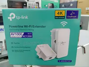Tp- Link Tl-Wpa7517 Av1000 Gigabit Powerline Ac Wi-Fi Extender Kit