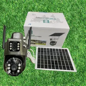 Clear Colored Night Vision 4g Dual Lens Solar Camera With 2-Way Audio