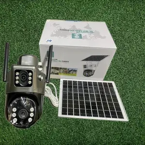 Remote Monitoring 4g Dual Lens Solar Camera 360° PTZ Solar Powered