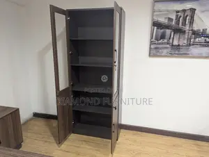 Office Furniture; Durable Wooden Office Storage Cabinet With {2-Doors}