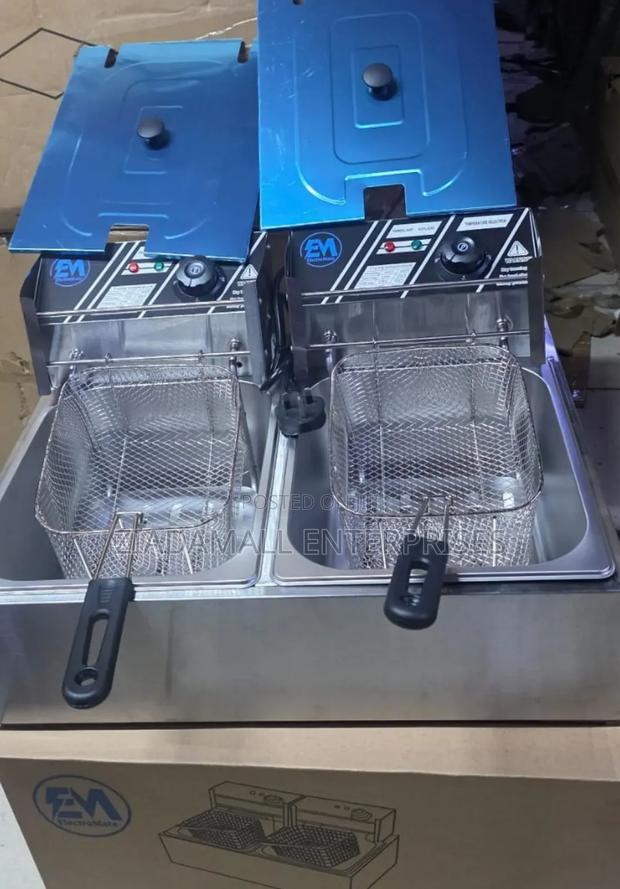 Deep Fryer Cook More, Wait Less – Electromate Double Deep Fryer