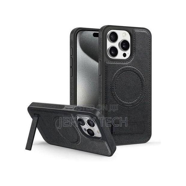 Mixxi Leather Stand Case With Magsafe for iPhone 12 Pro Max - main view