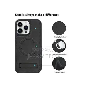 Mixxi Leather Stand Case With Magsafe for iPhone 12 Pro Max