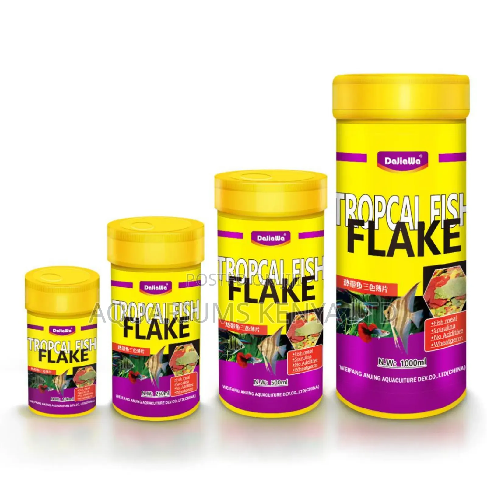 100ml-1000ml Dajiwa Fish Flake Available