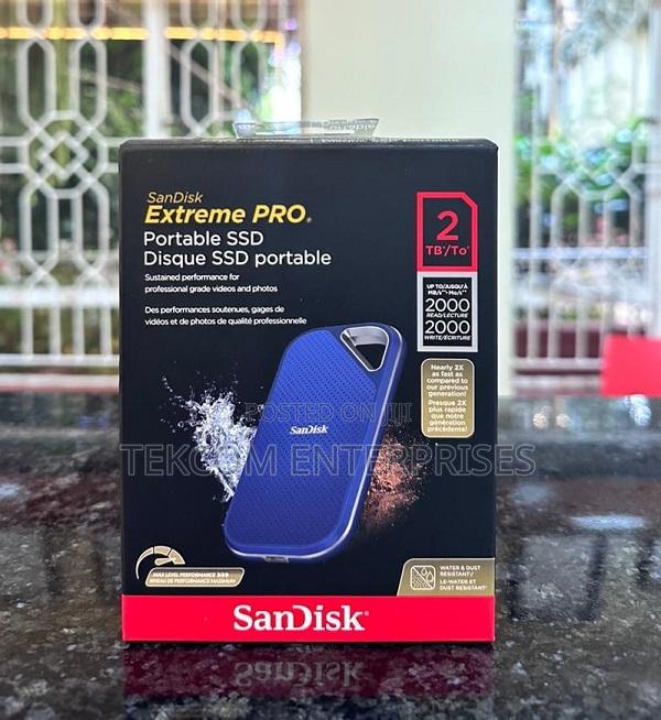 Sandisk E81 2tb Portable SSD || Sandisk E81 2tb Portable SSD - main view