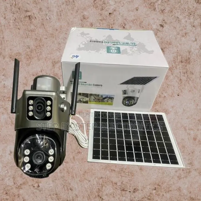 Two-Way Audio 24/7 Color Night Vision 4g Dual Lens Solar Camera