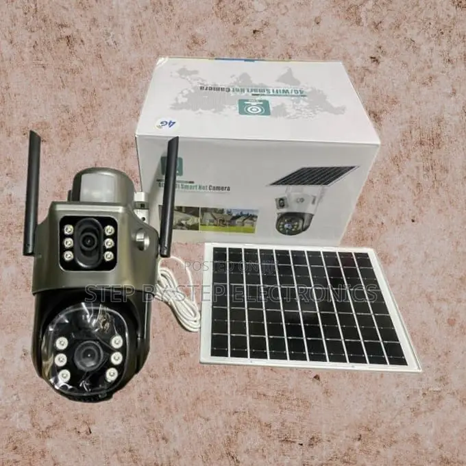 Smart 360° PTZ Outdoor 4g Dual Lens Solar Camera With Auto Detection
