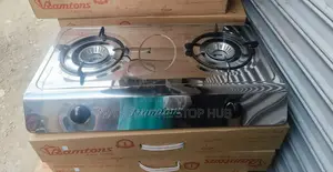 Rg/544 Stainless Double Burner Gas Cooker