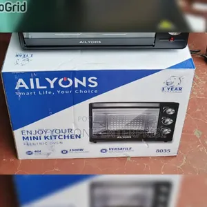 Ailyons Eo-8035 40l Electric Oven With 3 Adjustable Rack Position 