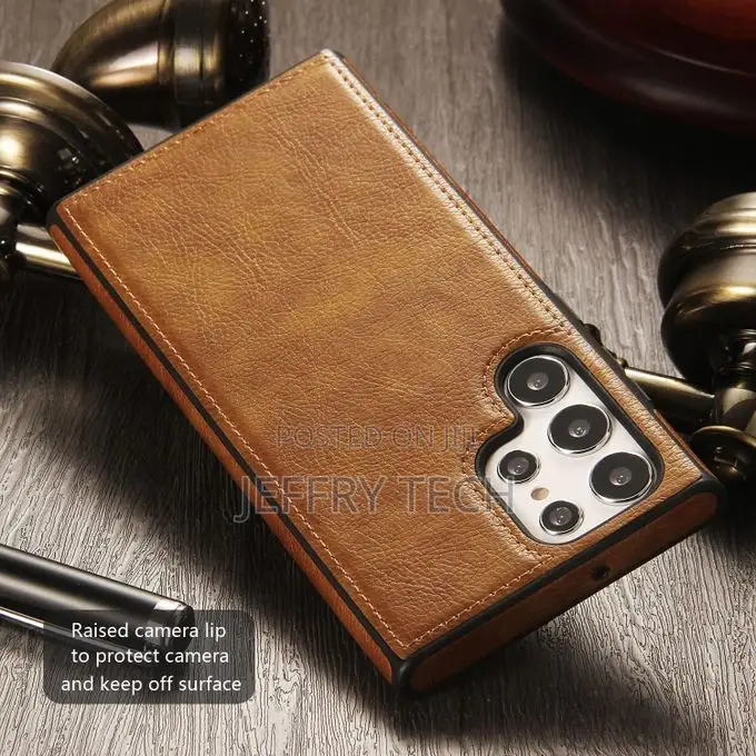 Pu Sobatche Ft Leather Cover Case for Samsung Galaxy S24 Ultra