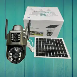 V380 Pro App Mobile Control Remote Viewing 4g Dual Lens Solar Camera