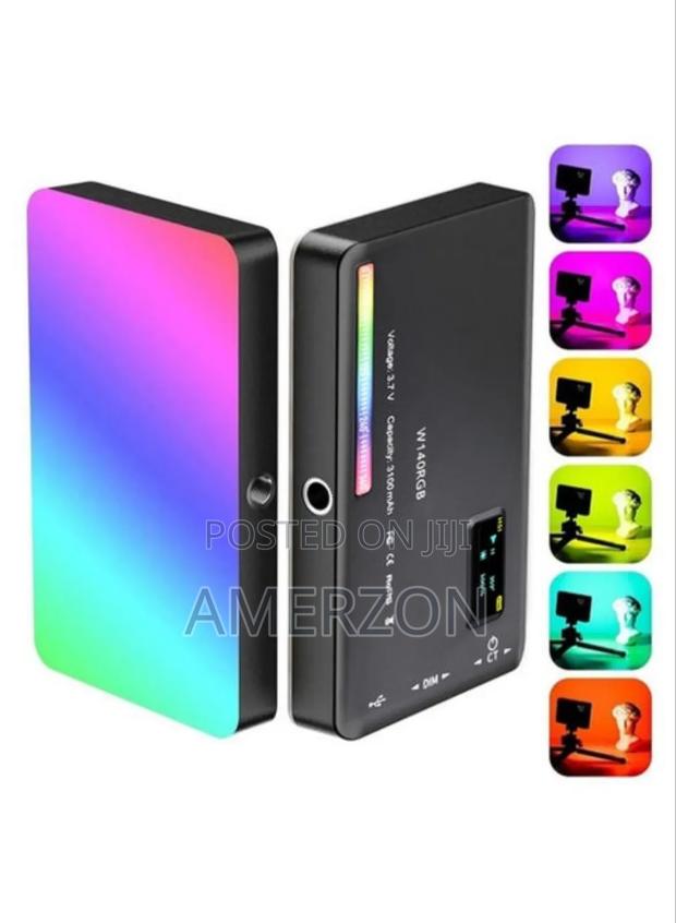 W140 RGB Video Light, Portable Led Camera Light