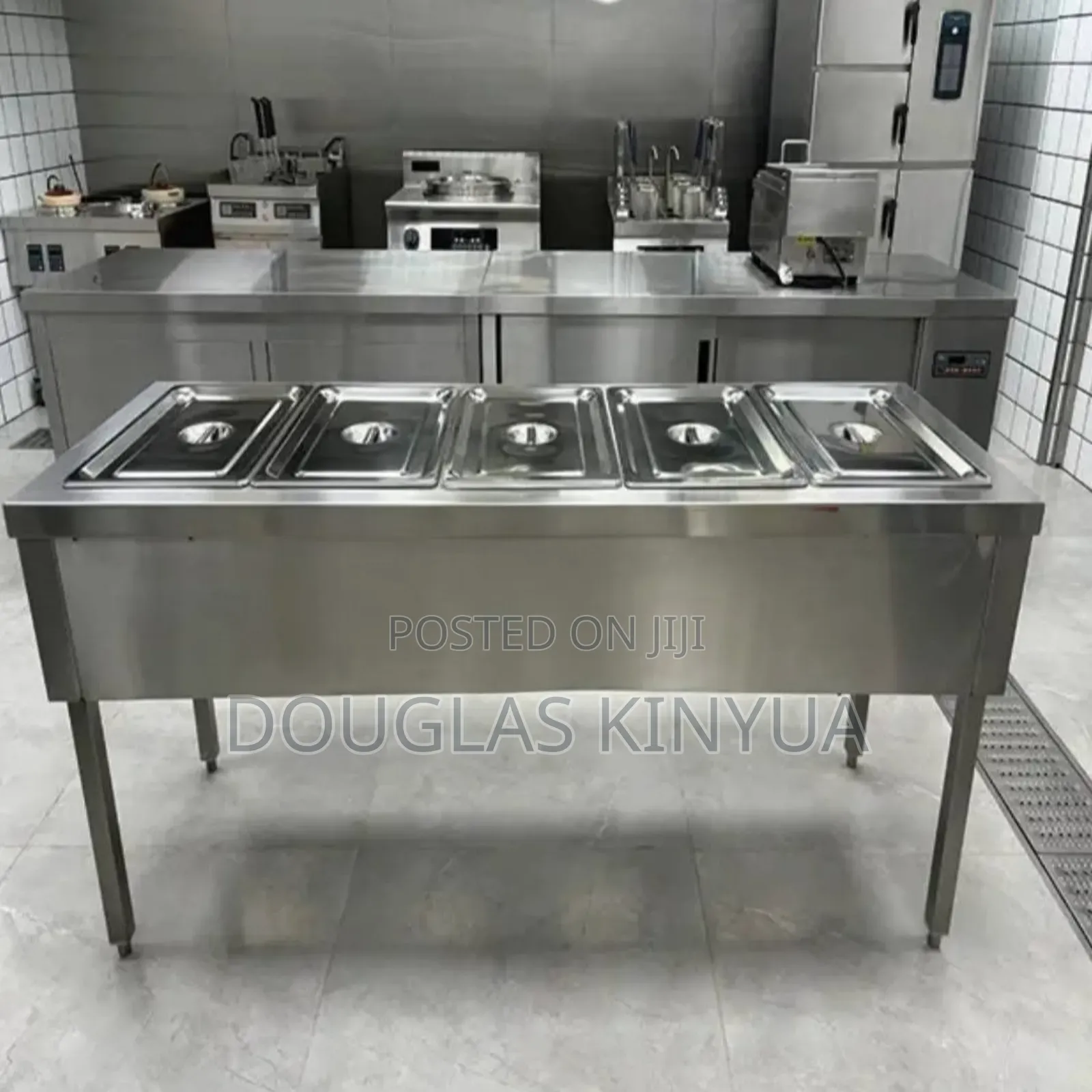 Stainless Steel Commercial Bain Marine/ Food Warmer (5partition):