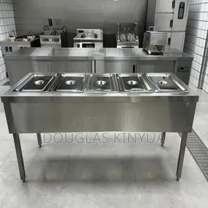 Stainless Steel Commercial Bain Marine/ Food Warmer (5partition):