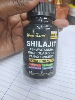 Wins Town Shilajit 8-in-1 Supplement Capsules.