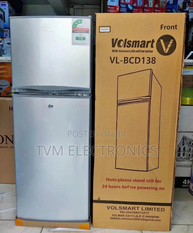 Volsmart 138 Liters Double Door Fridge