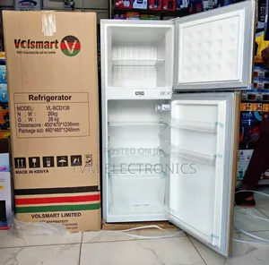 Volsmart 138 Liters Double Door Fridge