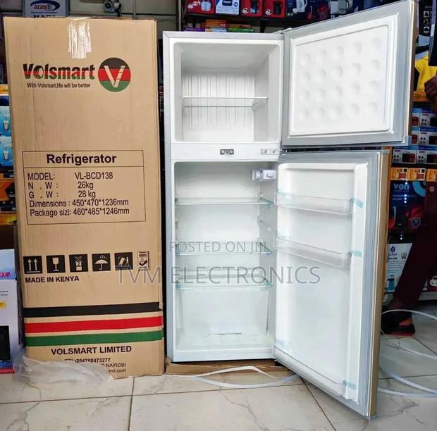 Volsmart 138 Liters Double Door Fridge - thumbnail 2