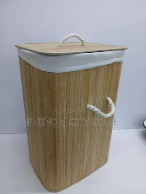 Foldable Wooden Laundry Basket