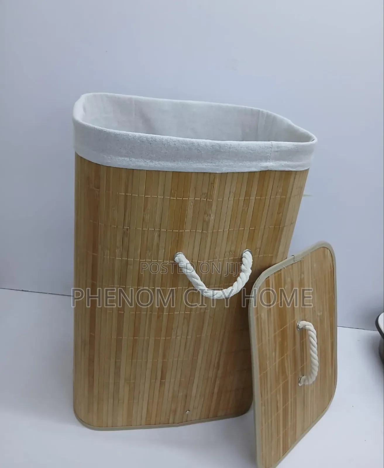 Foldable Wooden Laundry Basket