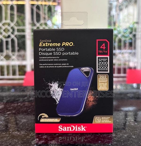Sandisk E81 4tb Extreme Pro SSD // E81 Pro SSD - main view